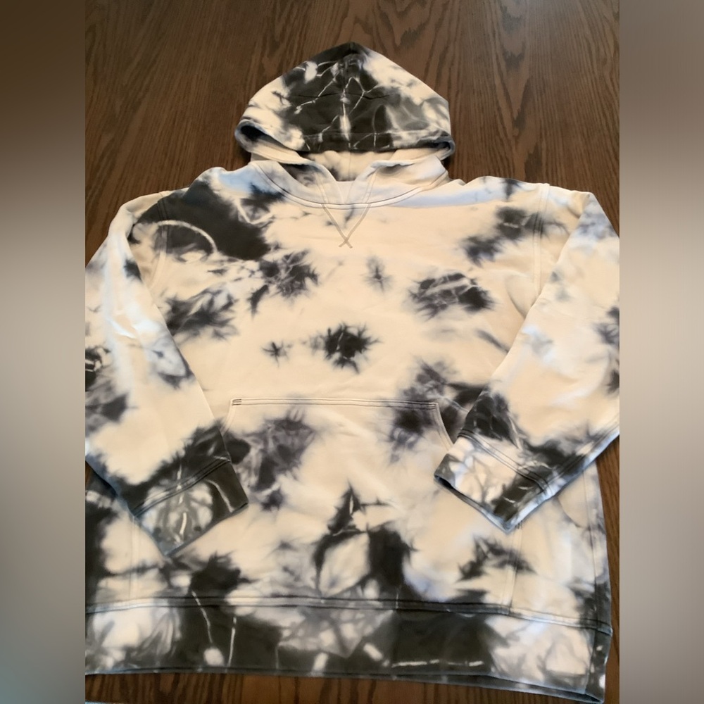 MINT LULULEMON BLACK/GREY WOMENS HOODIE SIZE 12,
